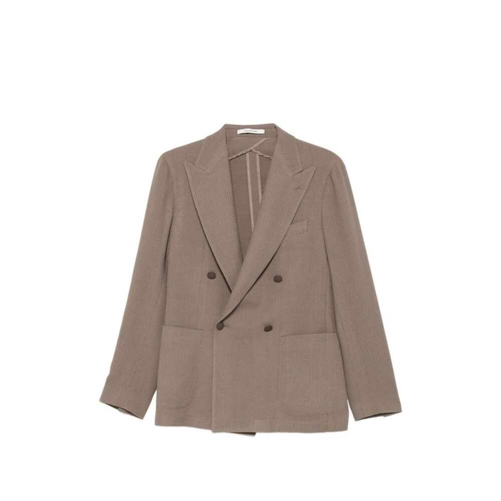 Tagliatore Brown Jackets - Blazers Men